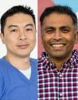 TI溫度和濕度傳感器部門 產品市場工程師 Daniel Mar(左)TI醫療和成像部門 業務拓展市場經理 Lijoy Philipose(右)